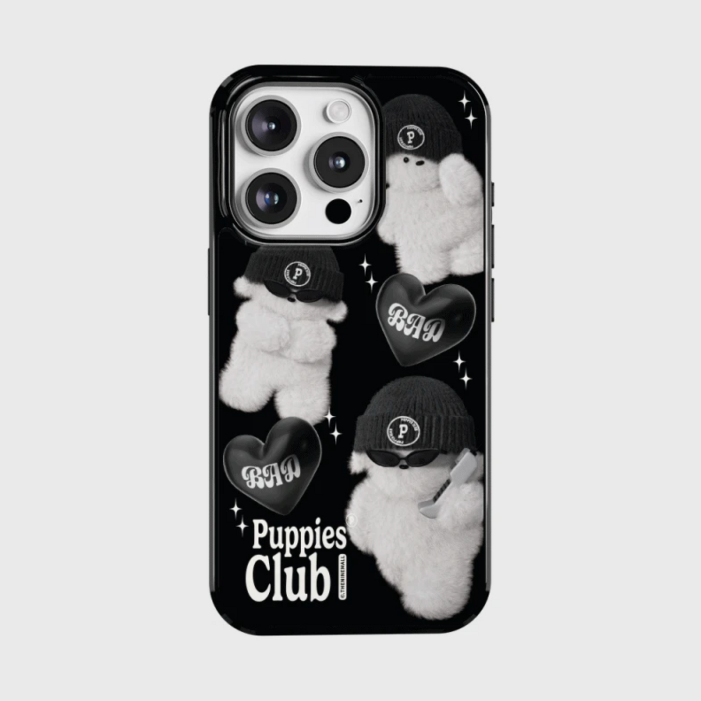 ｜THENINEMALL｜ Pattern Bad Puppy Bumper Case