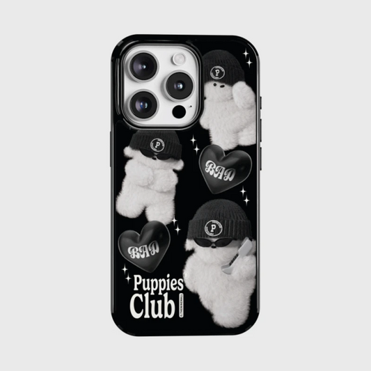 ｜THENINEMALL｜ Pattern Bad Puppy Bumper Case
