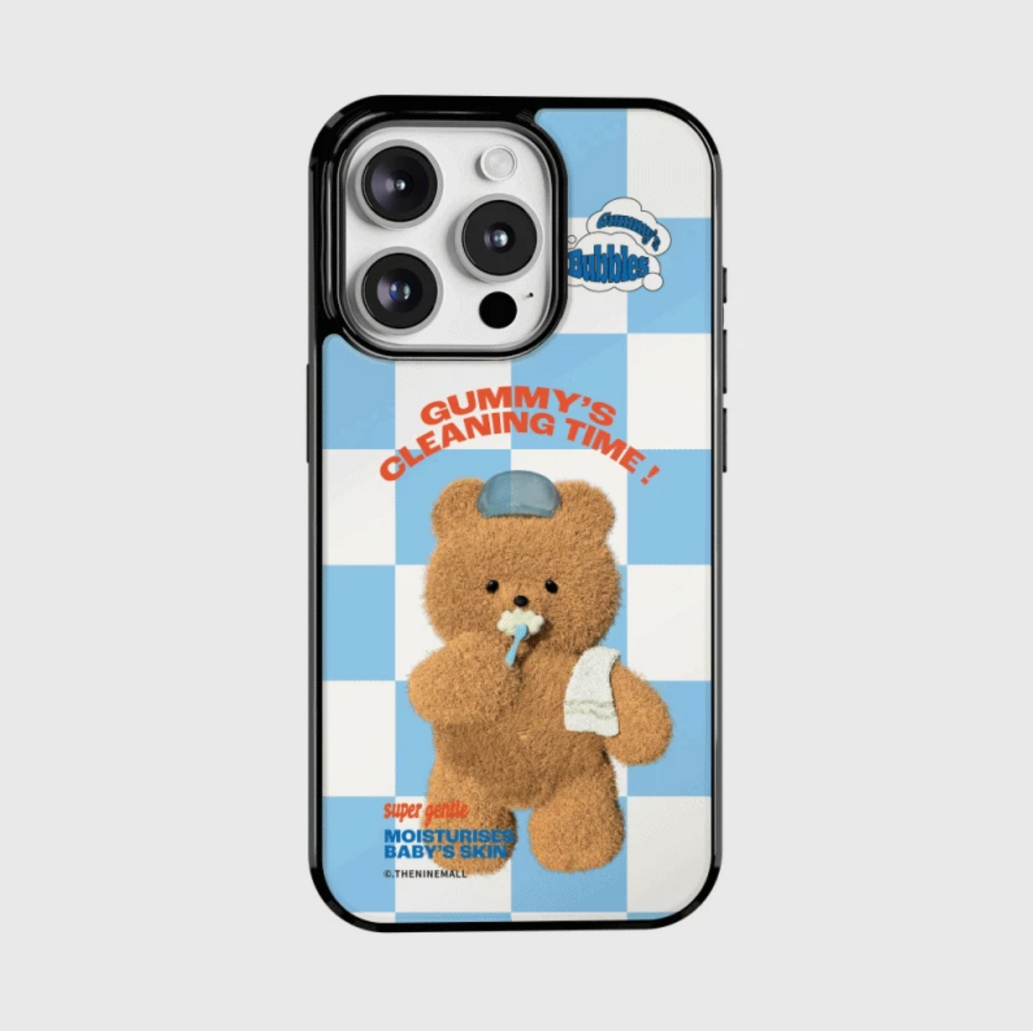 ｜THENINEMALL｜ Cleaning Time Gummy Bumper Case