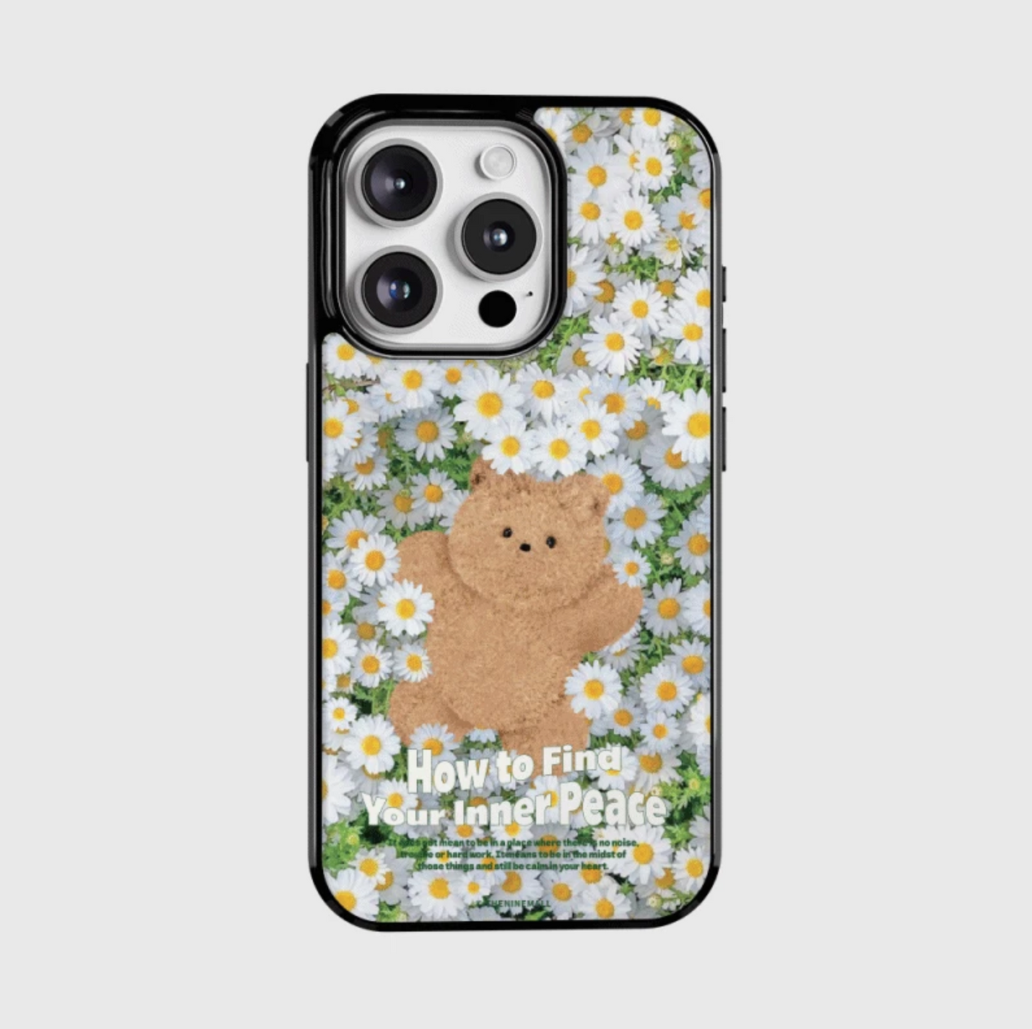 ｜THENINEMALL｜ Gummy Daisy Inner Piece Bumper Case