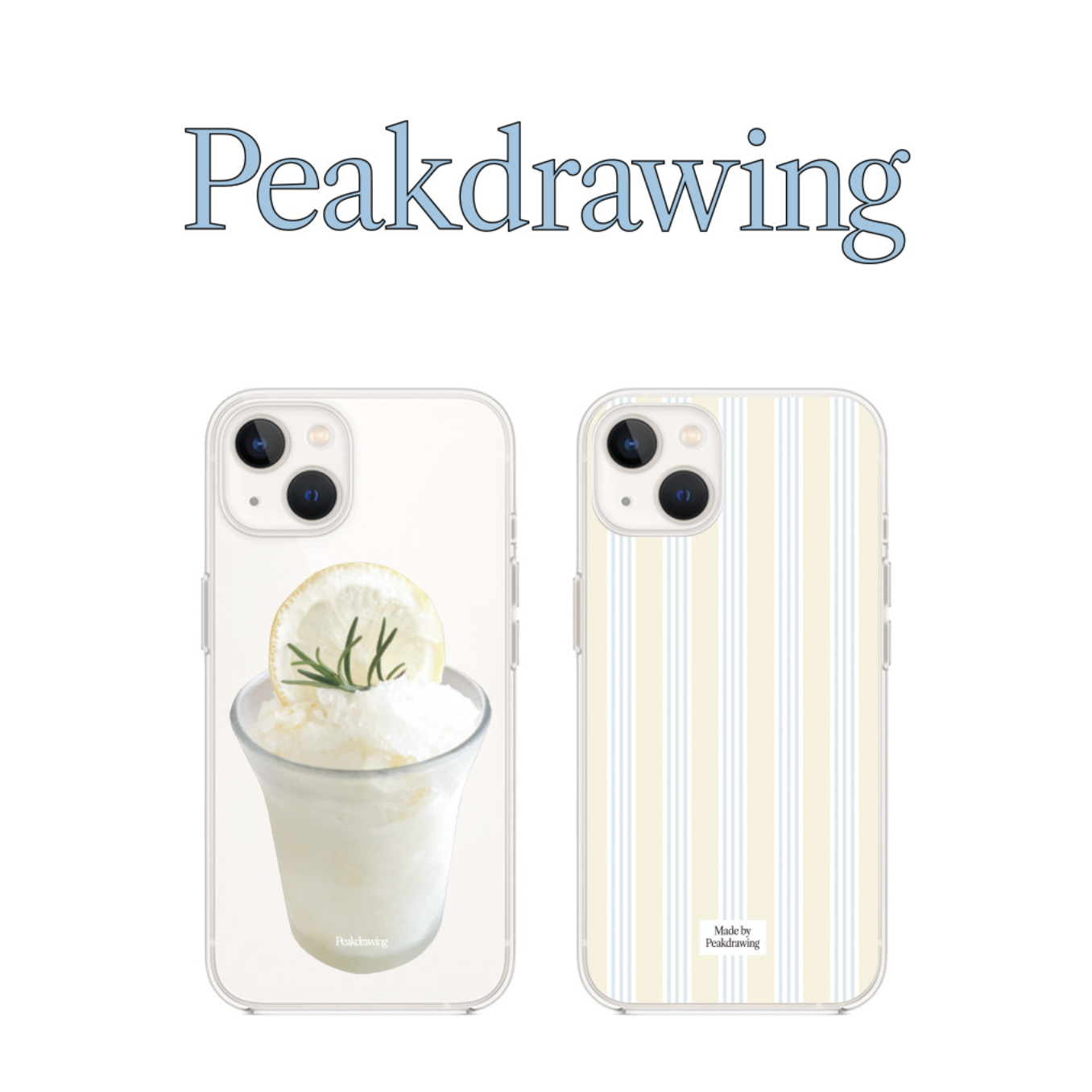 ｜Peakdrawing｜ Lemon Mood Jelly Hard Case