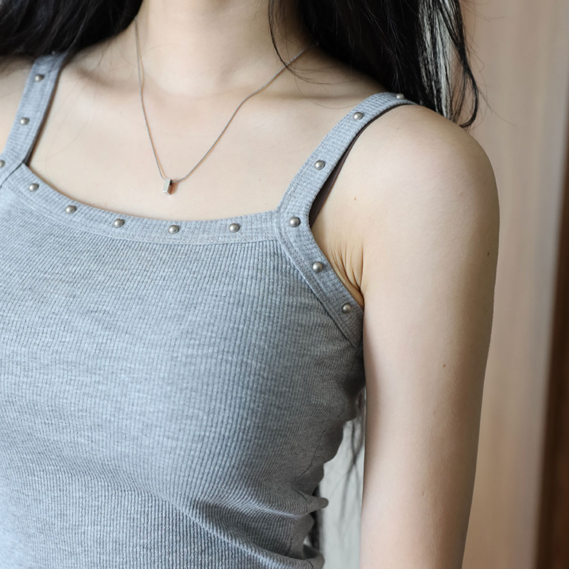｜COLOR in ID｜ Rivet Tom Sleeveless