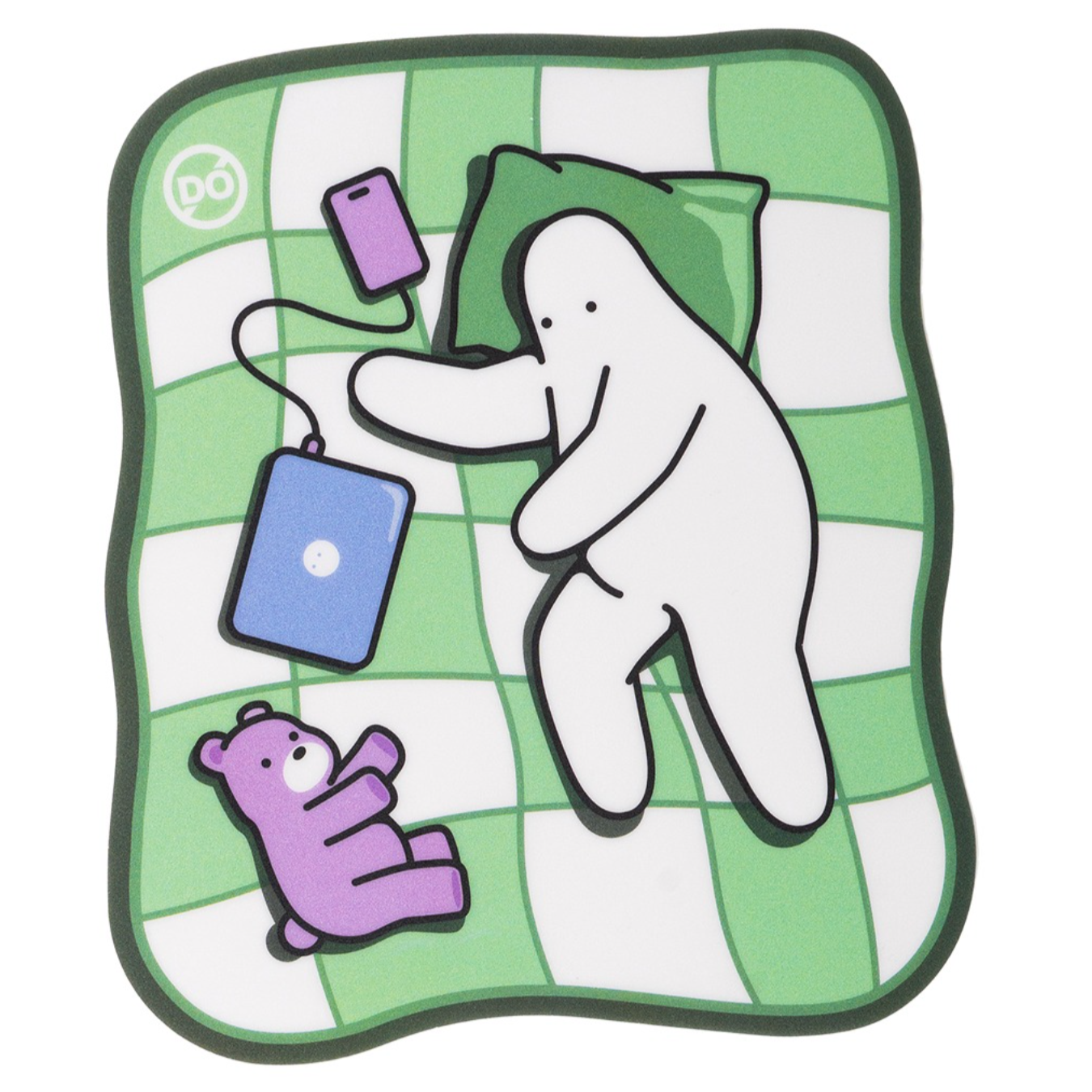 ｜Mr.Donothing｜ Mouse Pad Green