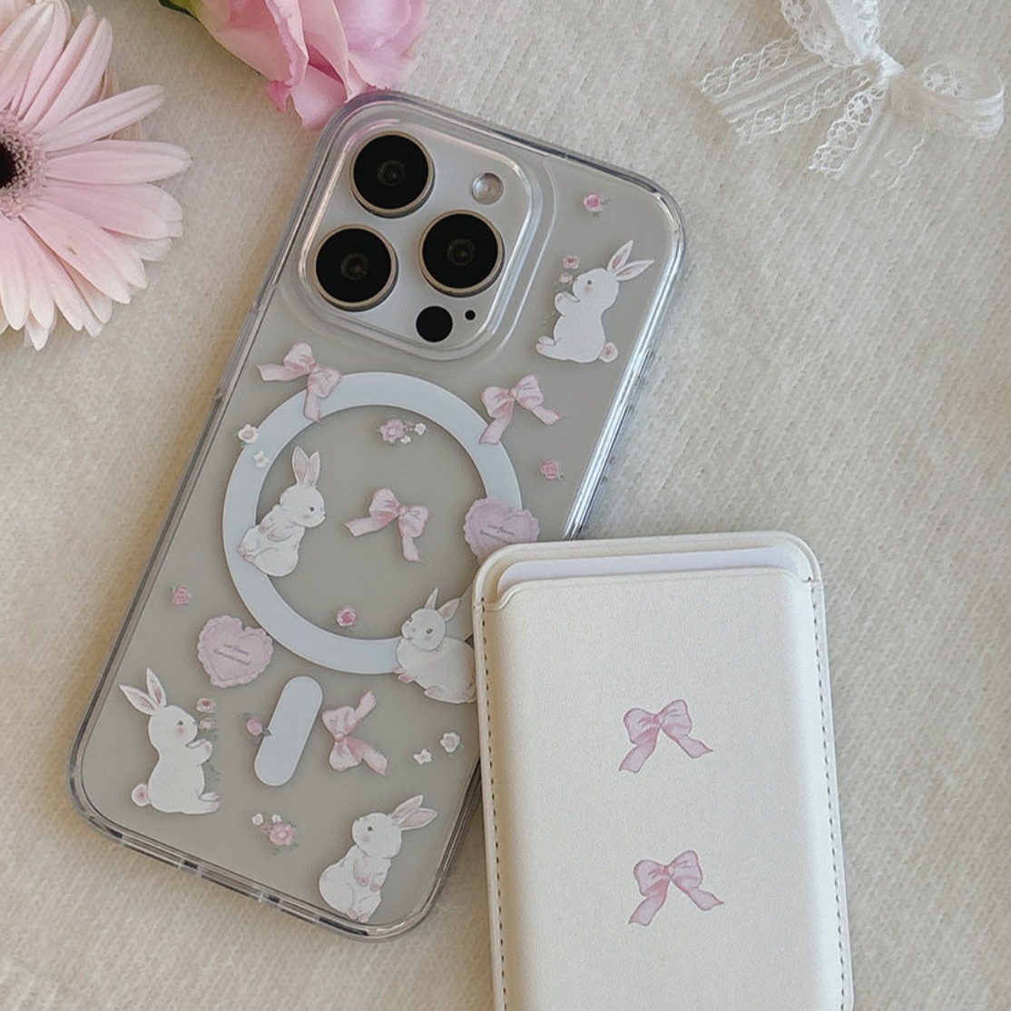 ｜Romantic Mood｜ Rabbit MagSafe Phone Case