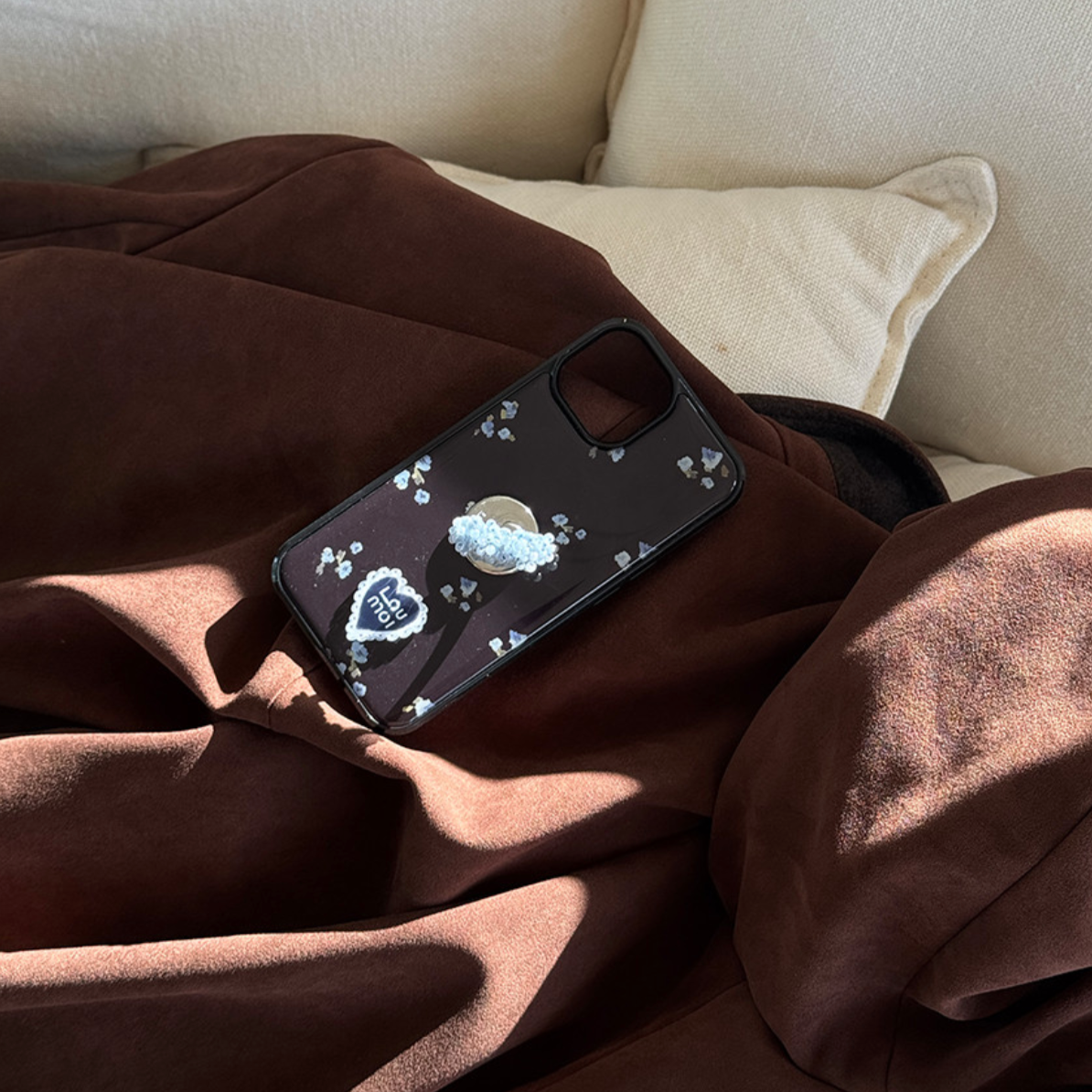 ｜loumoi｜ Present Series : Lovely Pansy Phone Case