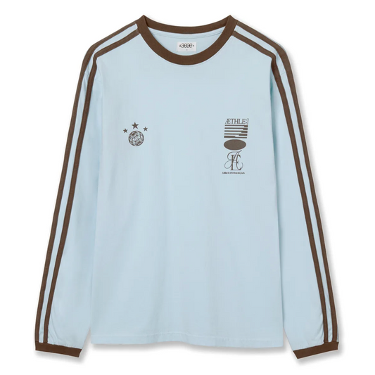 ｜aeae｜ ATHLETE STRIPE L/S ｜SKYBLUE｜