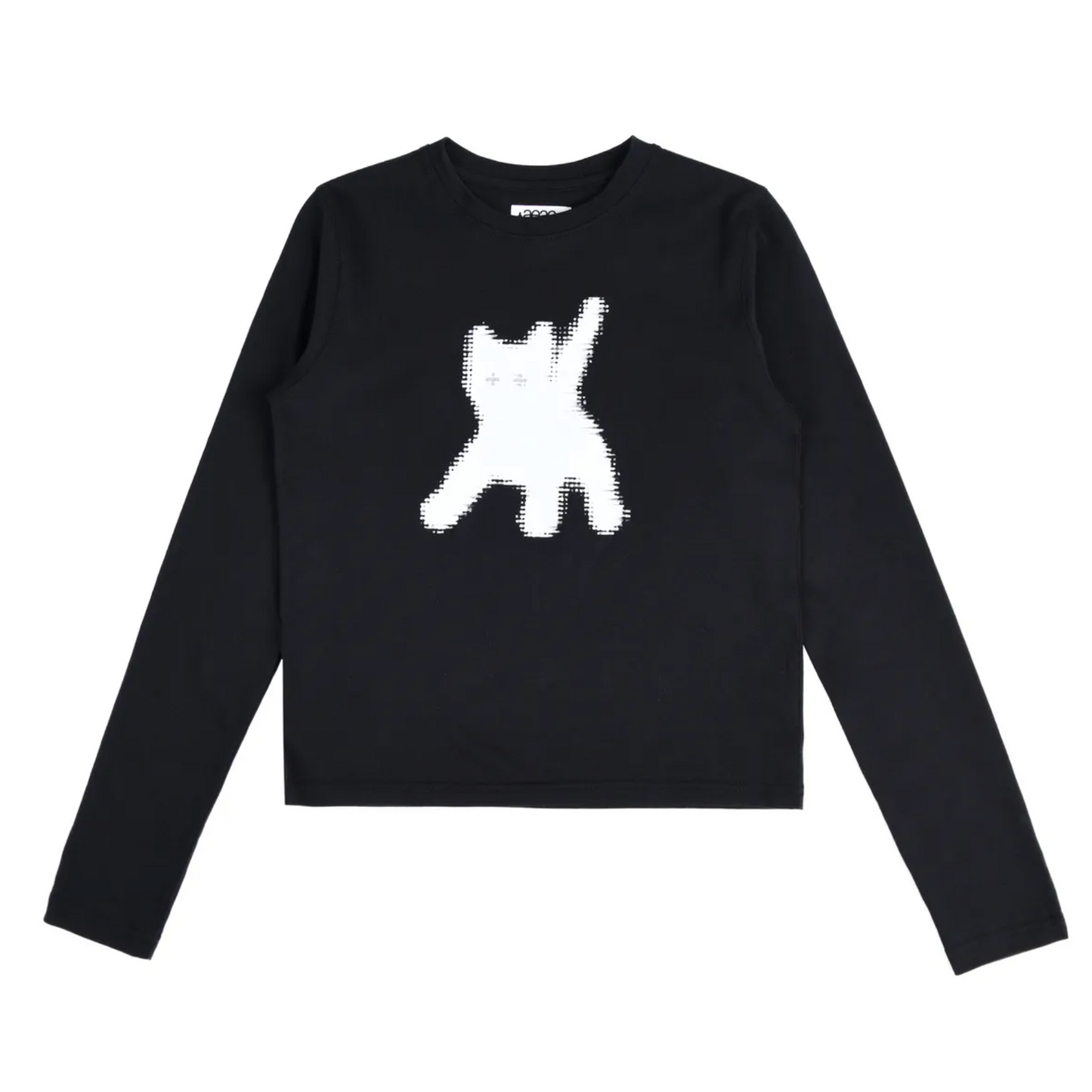 ｜aeae｜ Flashed Cats Eye L/S -｜BLACK｜