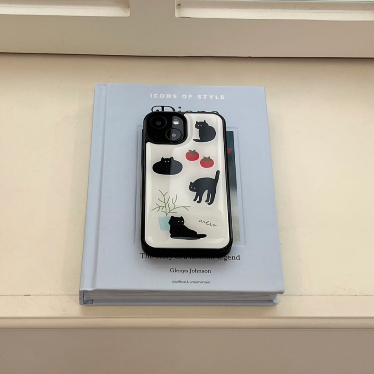｜allthesamestudio｜ Meow Cat Epoxy Bumper Case