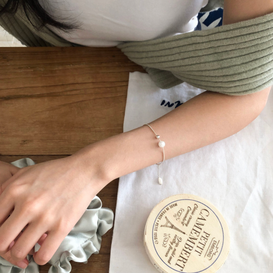 ｜DUNGEUREON｜ *made* ｜925 silver｜ Monde Pearl Bracelet