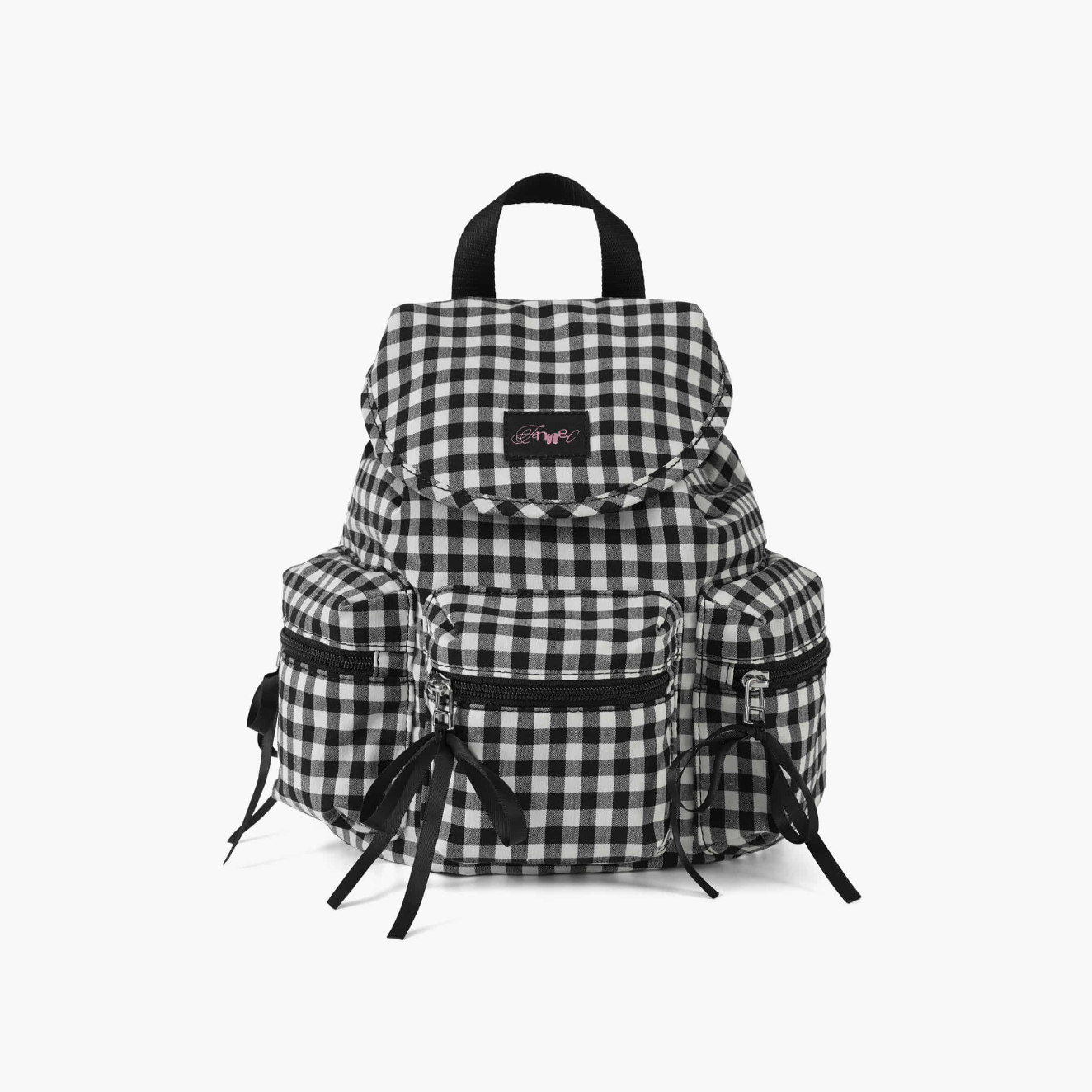 ｜fennec｜ Berry Pocket Backpack (Check Black)
