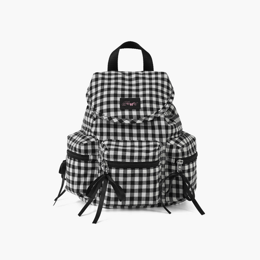 ｜fennec｜ Berry Pocket Backpack (Check Black)