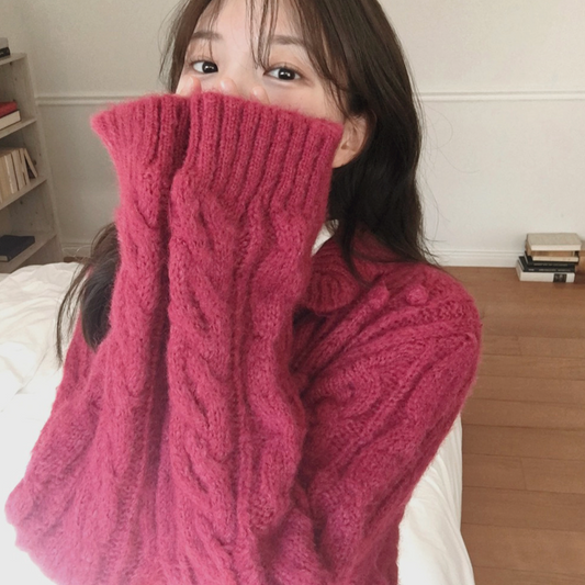 ｜SLOWAND｜ Peanut Tantan Vintage Toggle Cardigan