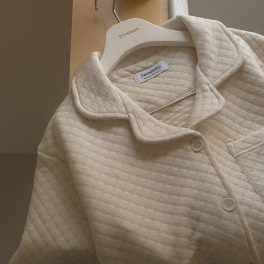 ｜Juuneedu｜ Love is Quilted Pyjamas Set