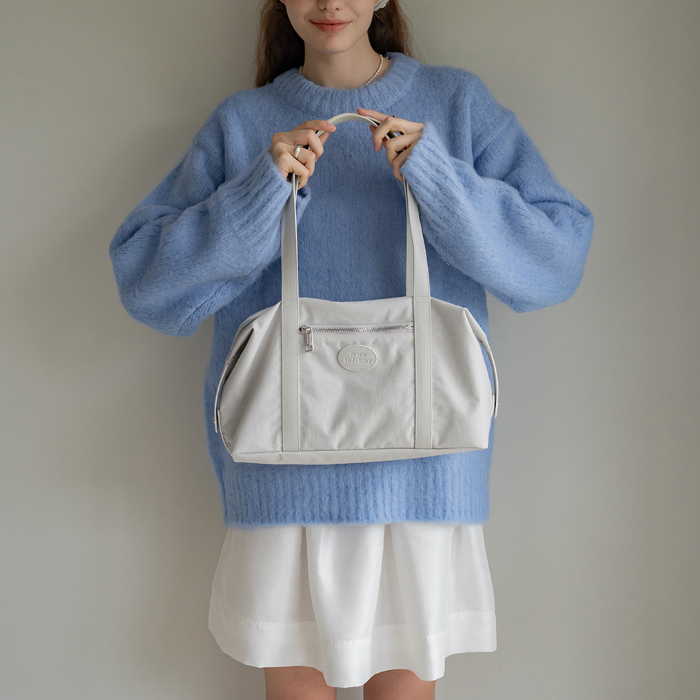 ｜mucu and ebony｜ Avion Bag Fog Grey