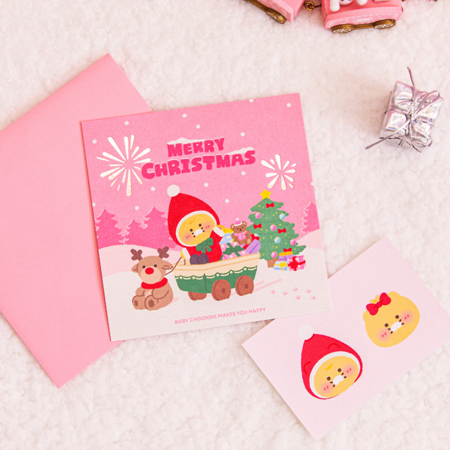 ｜Kakao Friends｜ Merry Choon Christmas Card Set
