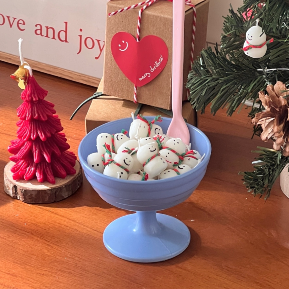 ｜S_Log｜ Super Mini Snowman Christmas Candle