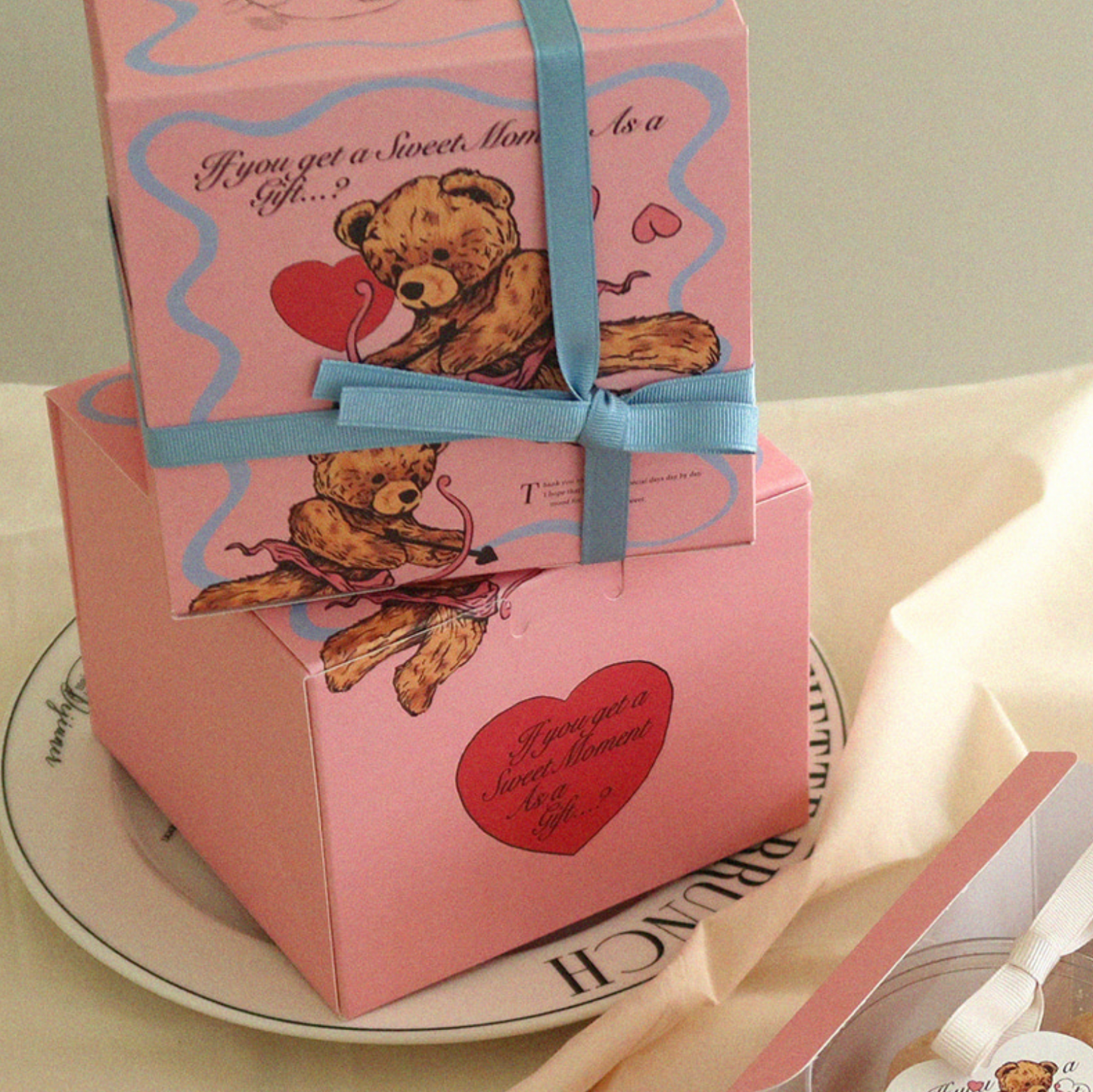 ｜ABIDE｜ Cupid Bear Pink Multi Gift Box (5ea)