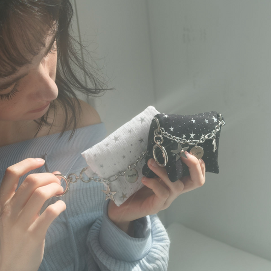 ｜COZING｜ Star Chain Wallet Black