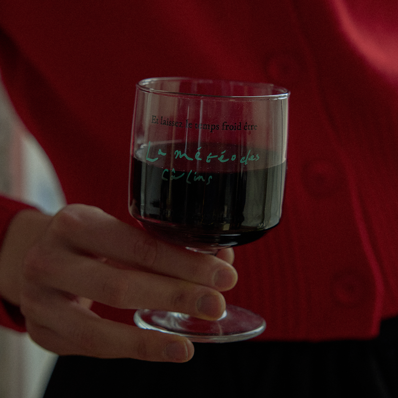 ｜HOTEL PARIS CHILL｜ Chilly Weather Wine Glass (Green)