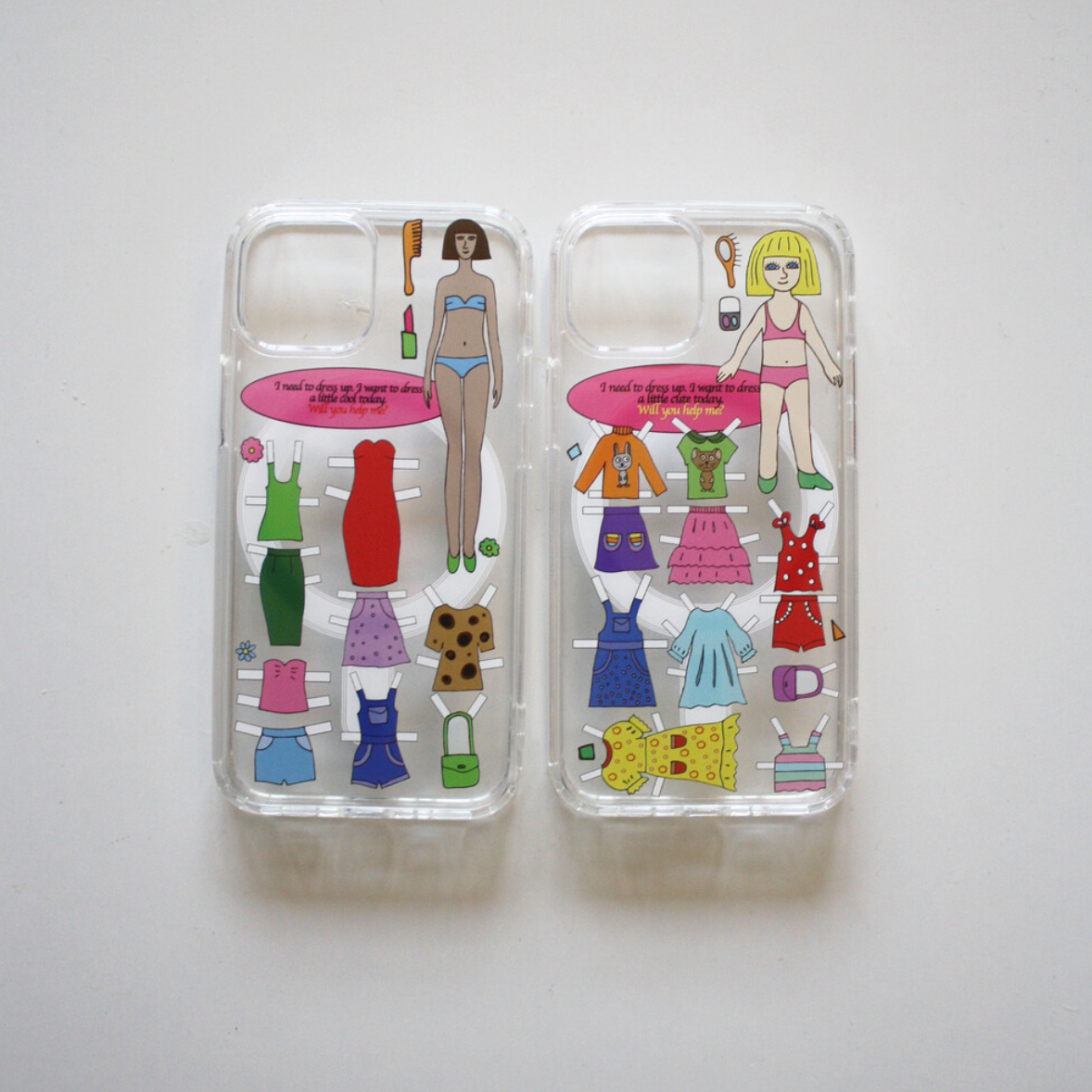 ｜onourovvn｜ ｜Project 20｜ Girl Dress Up Game Jelly Case