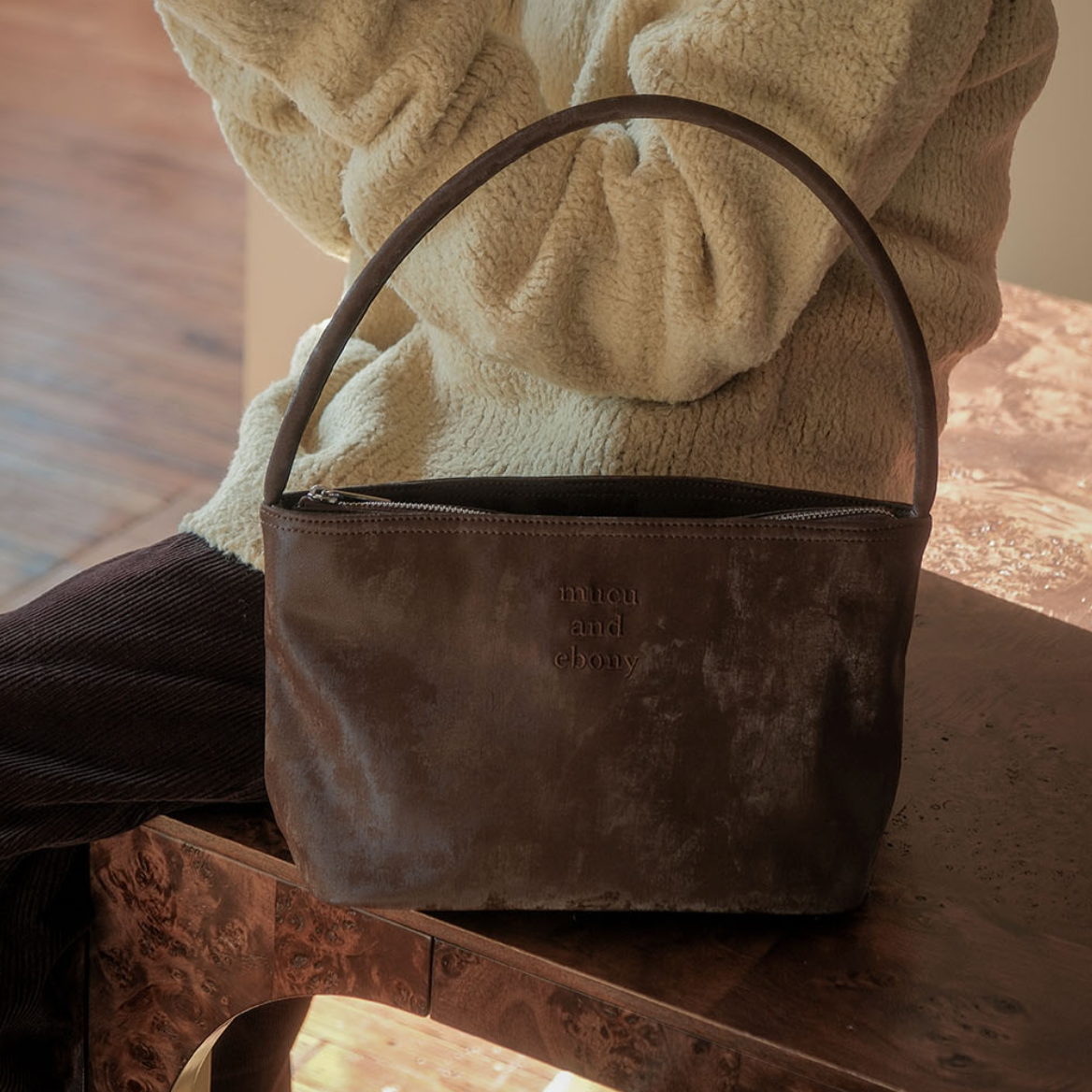 ｜mucu and ebony｜ Near Flat Bag Avocado