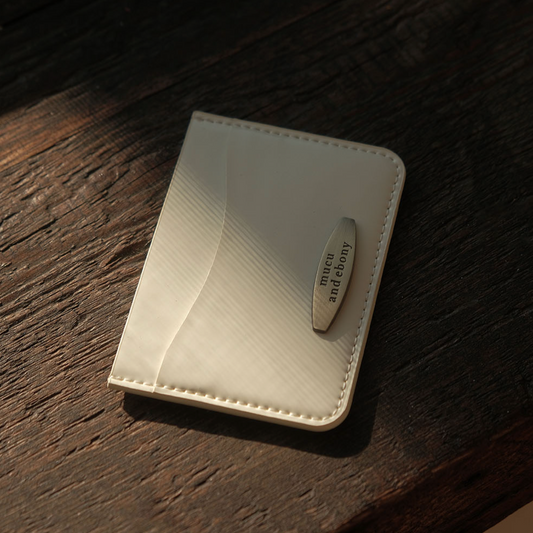 ｜mucu and ebony｜ Dessert Card Wallet Vanilla