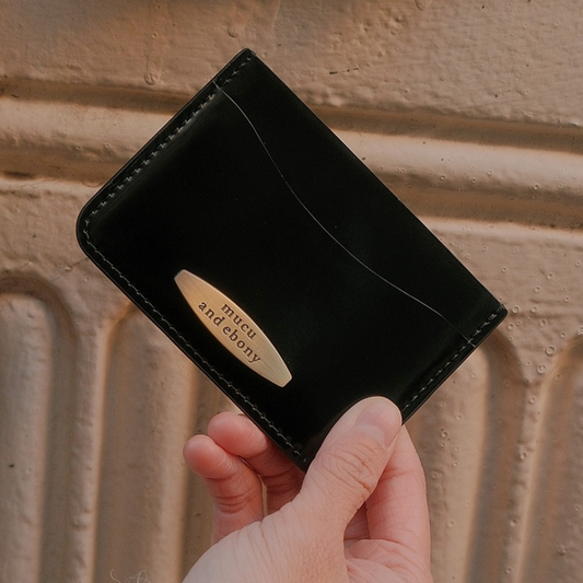 ｜mucu and ebony｜ Dessert Card Wallet Long Black