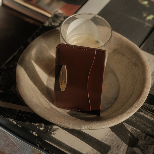 ｜mucu and ebony｜ Dessert Card Wallet Choco Fuzzy