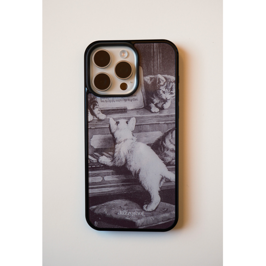 ｜JAZZ OR NOT｜ French Comfy Phone Case - Cat Calin