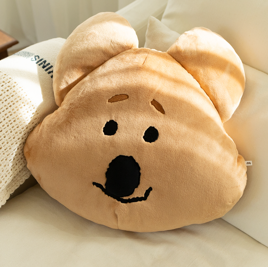 ｜Dinotaeng｜ Fluffy Face Cushion Quokka / Fatty