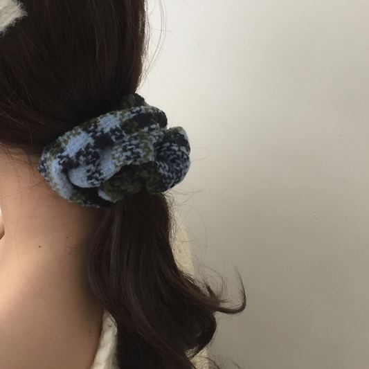 ｜moat｜ Carol Check Scrunchy