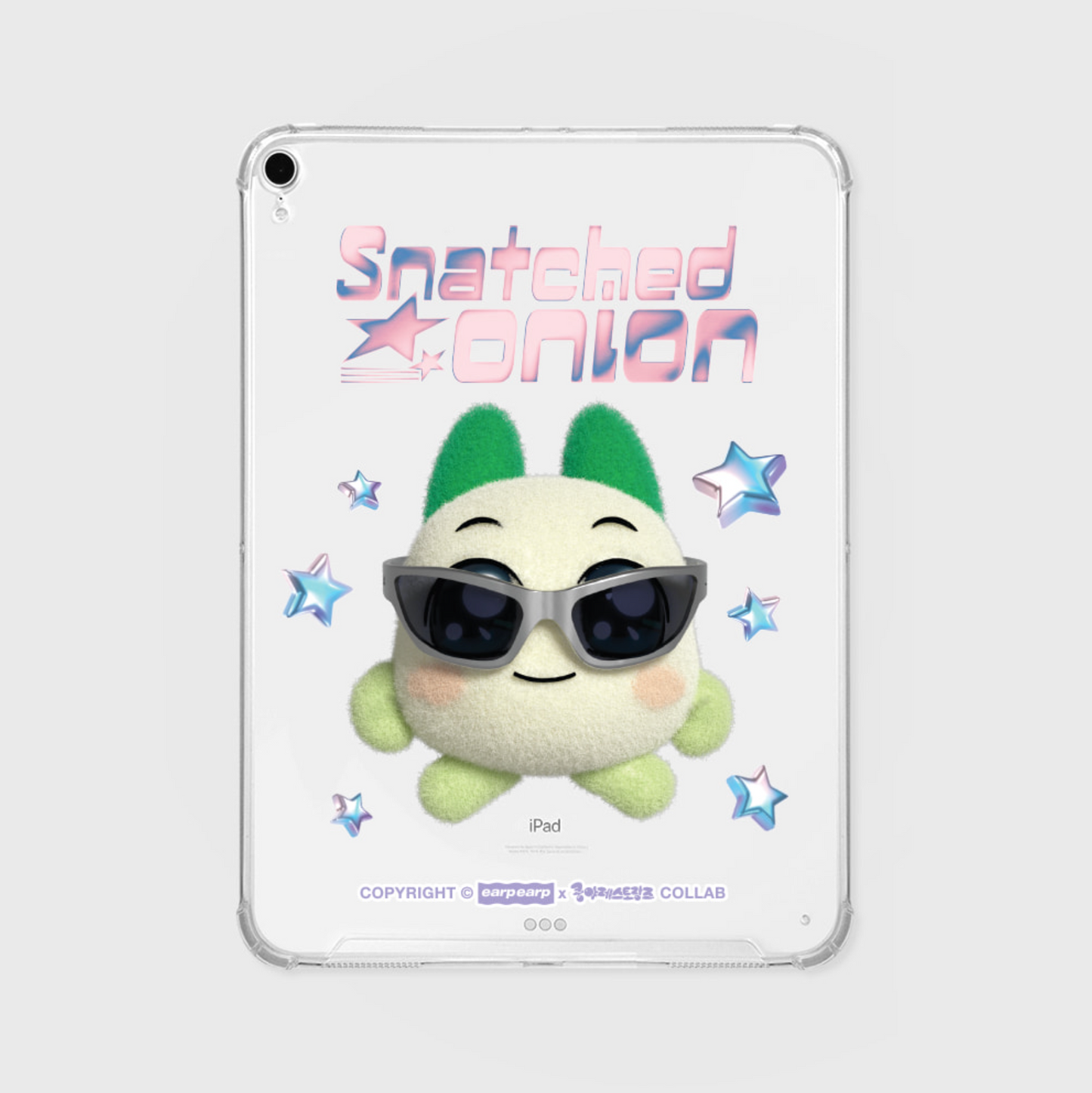 ｜earp earp｜ Y2K 양파쿵야 Ipad Clear Hard Case