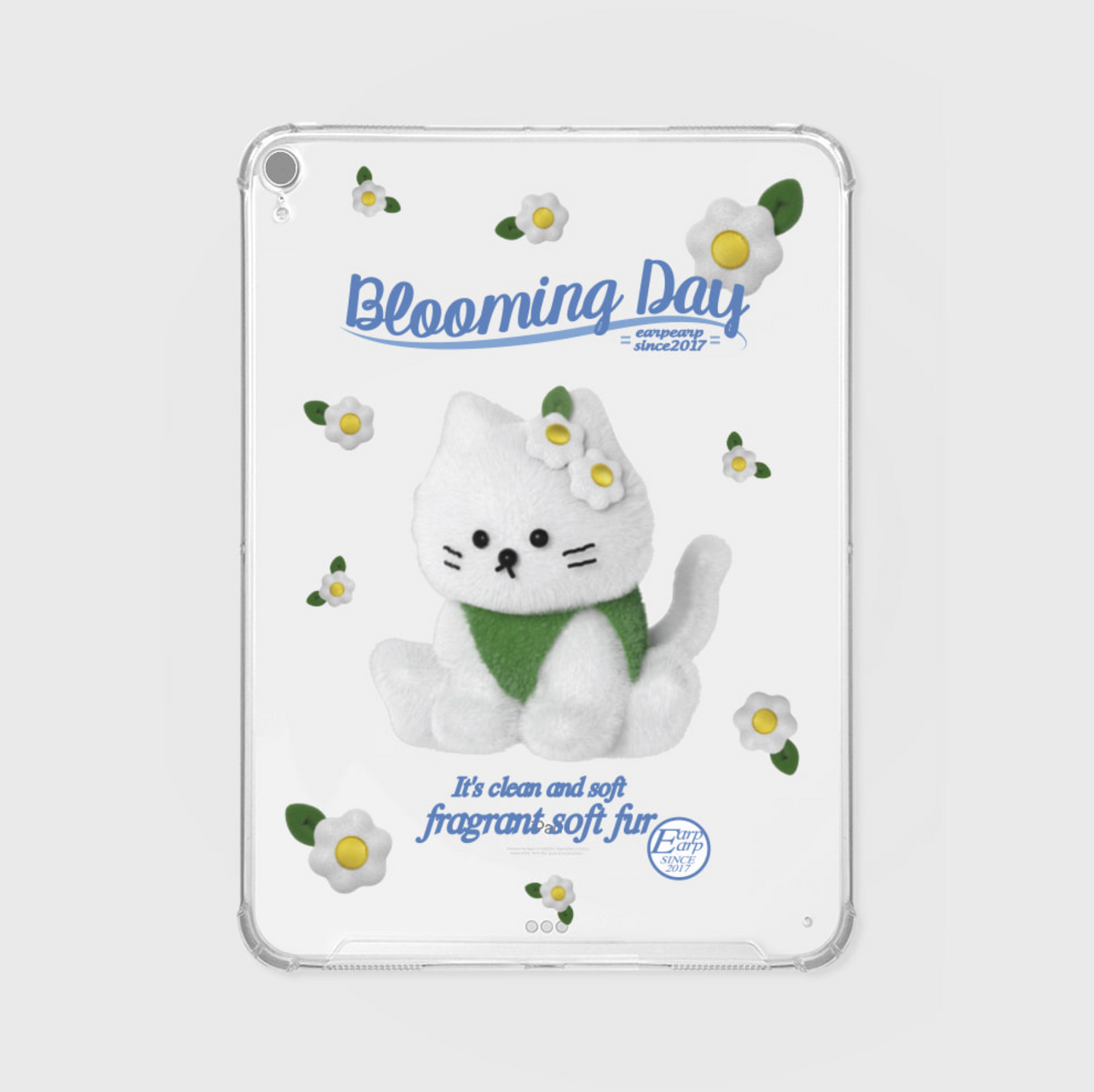 ｜earp earp｜ 블루밍 치치 Ipad Clear Hard Case