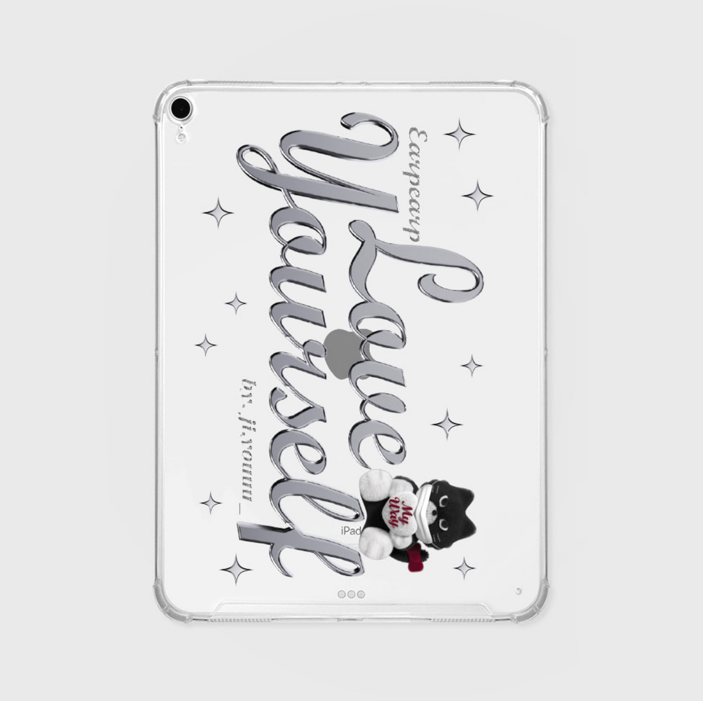 ｜earp earp｜ 러브 유어 셀프 메로 Ipad Clear Hard Case