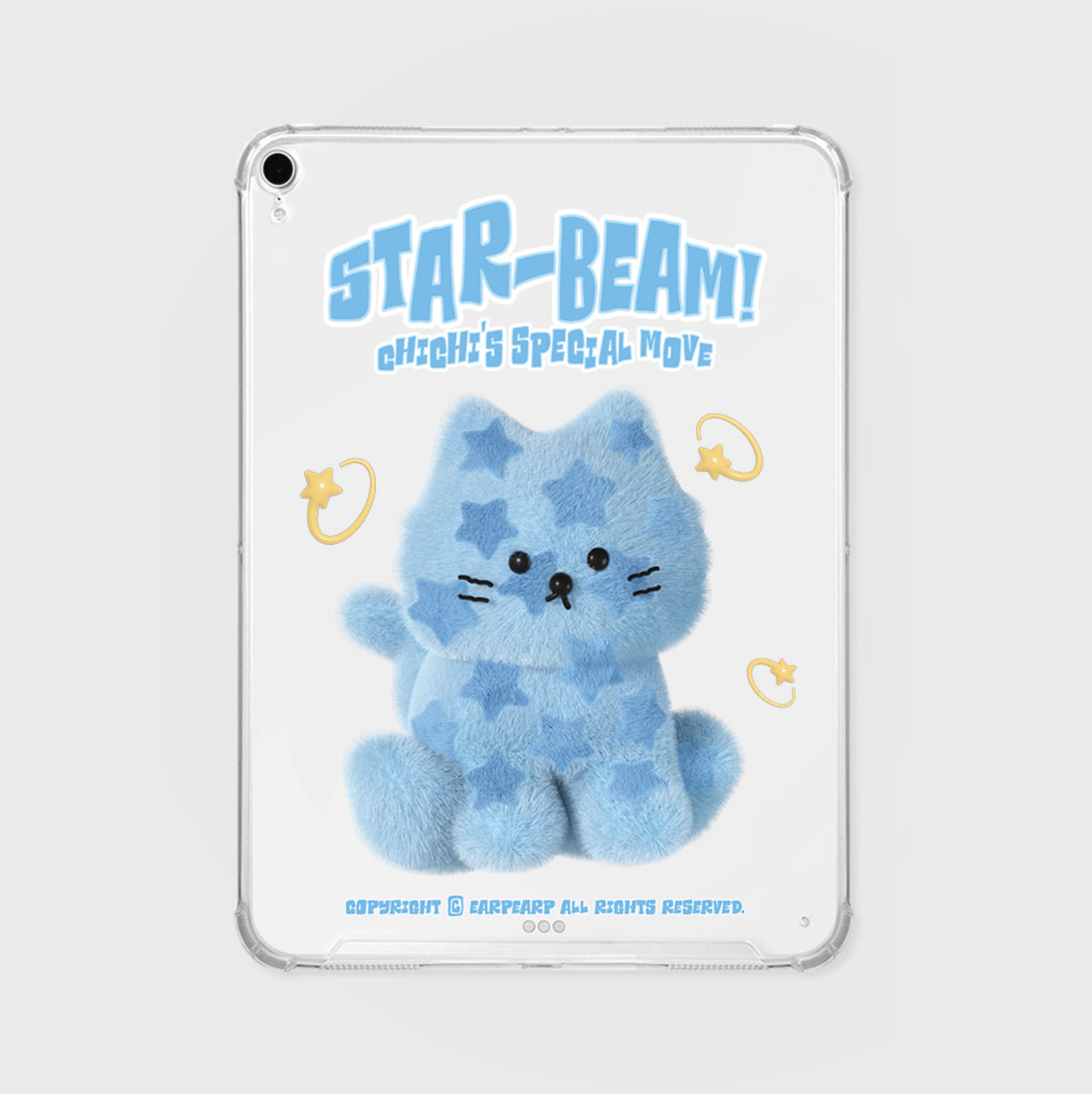 ｜earp earp｜ STAR BEAM CHICHI Ipad Clear Hard Case