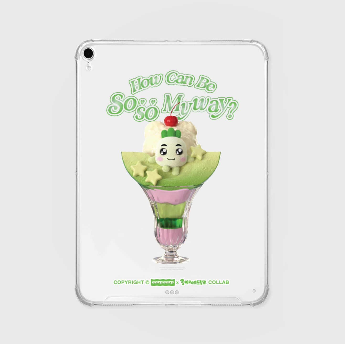 ｜earp earp｜ 파르페 무시쿵야 Ipad Clear Hard Case