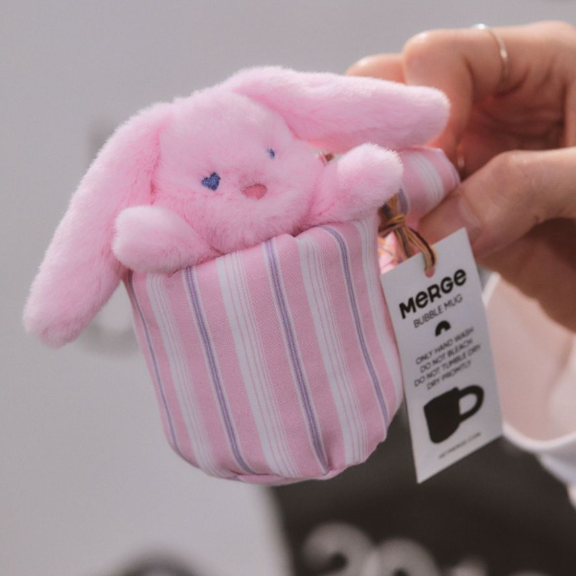 ｜COLLER｜ Mini Peri Bunny X Merge Espresso Mug Keyring Set
