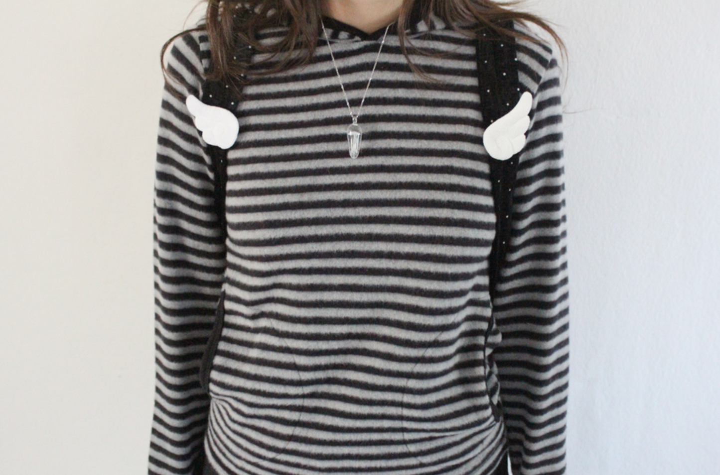 ｜hippiedippy｜ fleece dan hoody tee (3colour)