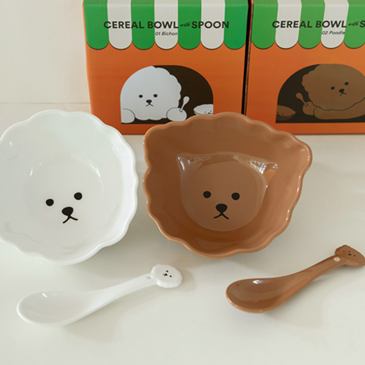 ｜Dailylike｜ Cereal Bowl + Spoon Set