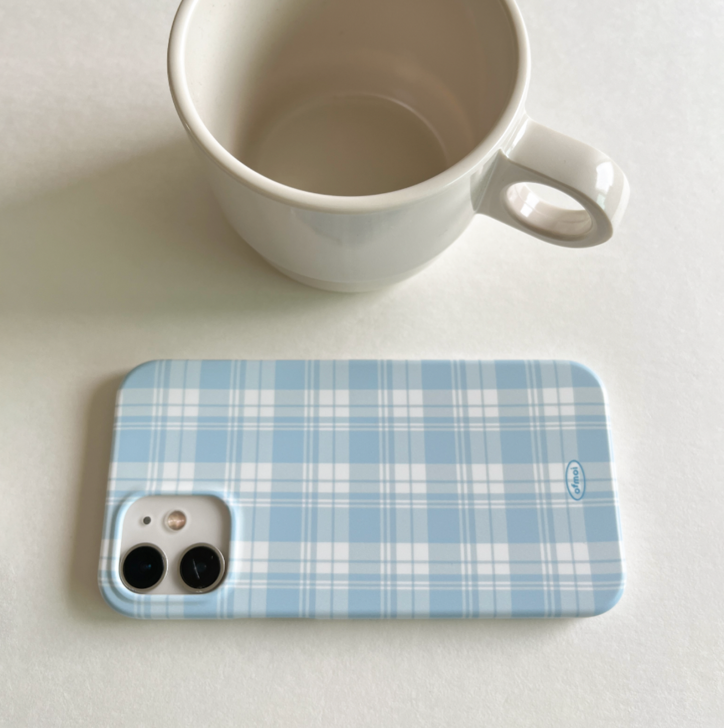 ｜ofmoi｜ Soft Blue Phone Case (2Types)