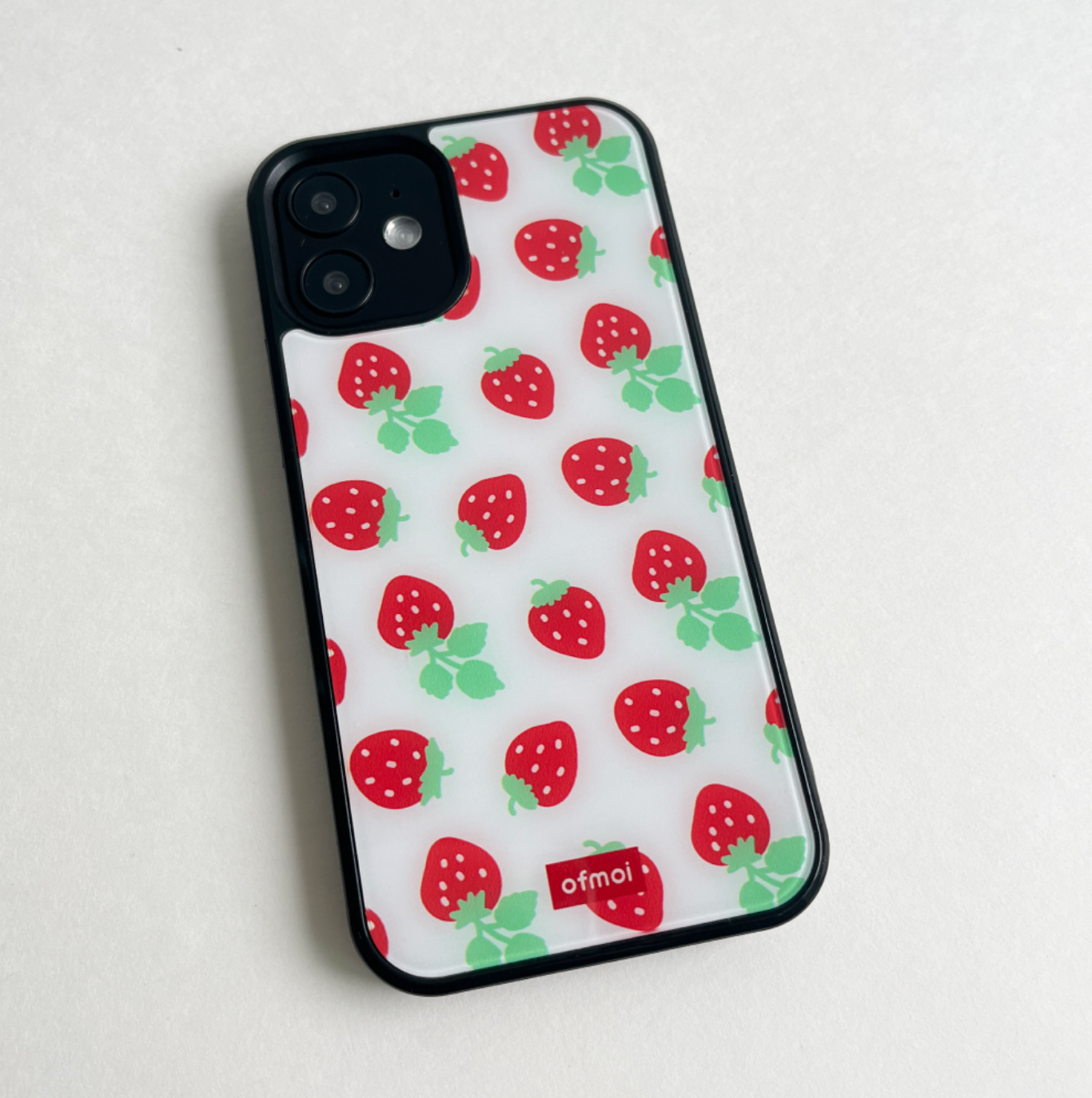 ｜ofmoi｜ Red Berry Epoxy Phone Case (2Types)