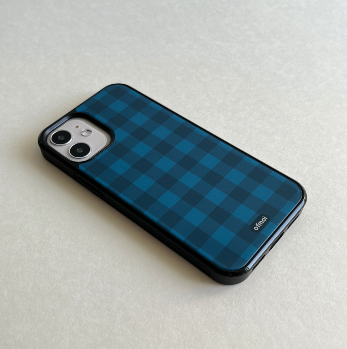 ｜ofmoi｜ Roty Check Epoxy Phone Case (2Types)
