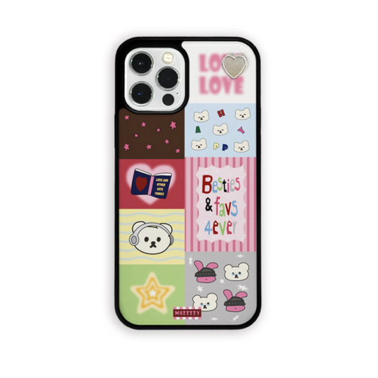 ｜MAZZZZY｜ Favs4ever Patchwork Glass MagSafe Case