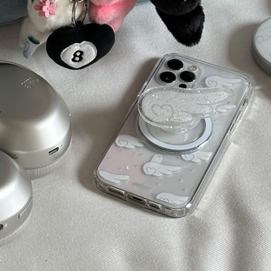｜MAZZZZY｜ Angel Wing MagSafe Jelly Hard Case