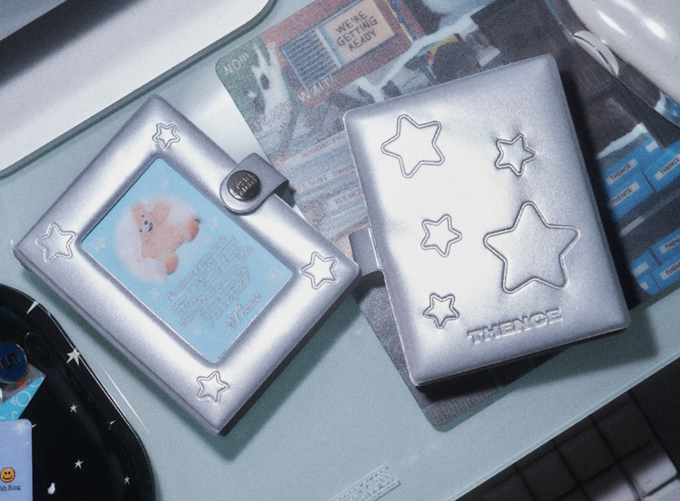 ｜THENCE｜ Shimmer Collect Book Mini Silver