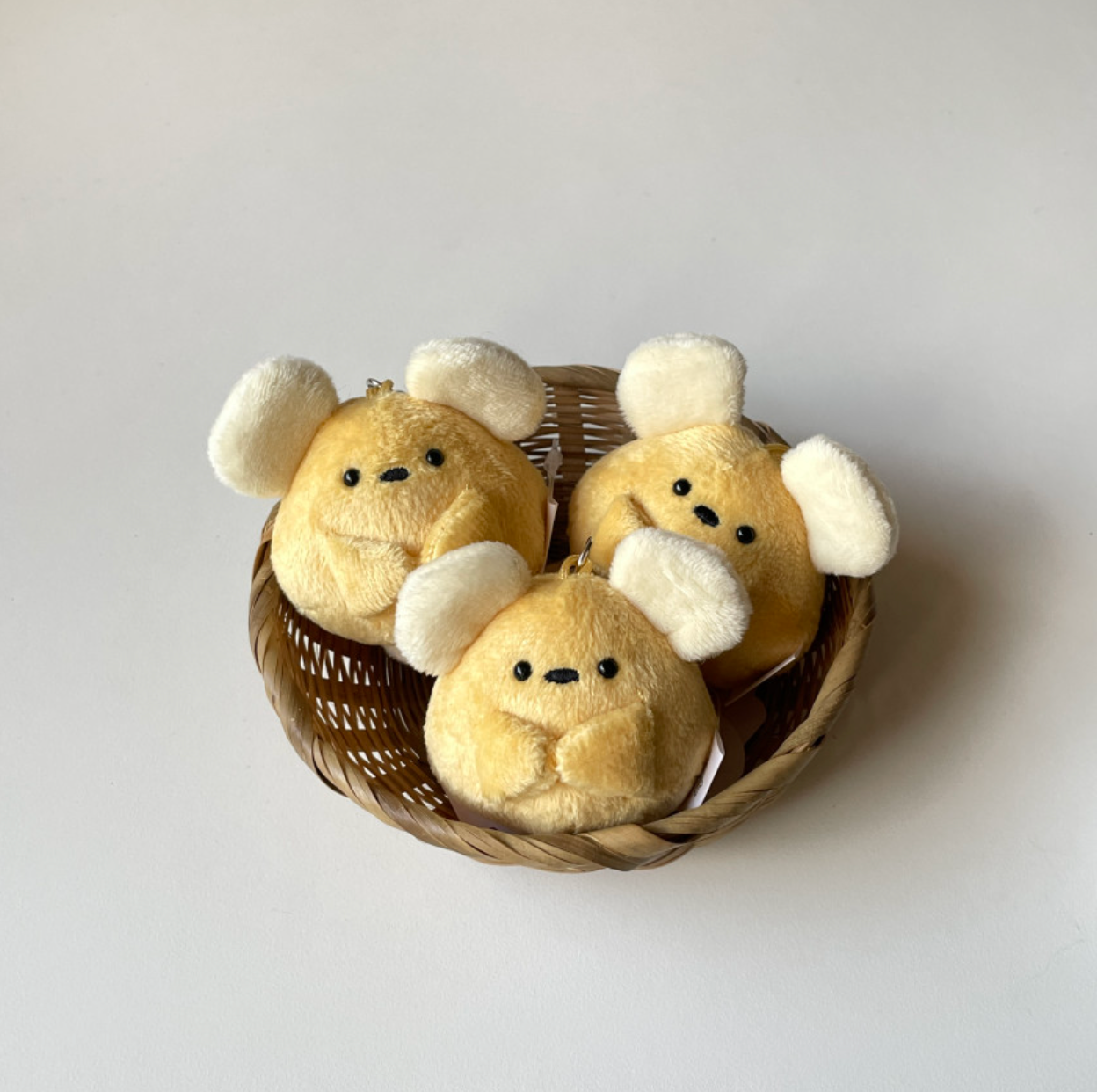 ｜collector mumu｜ 병아리콩쥐 Keyring (Yellow)