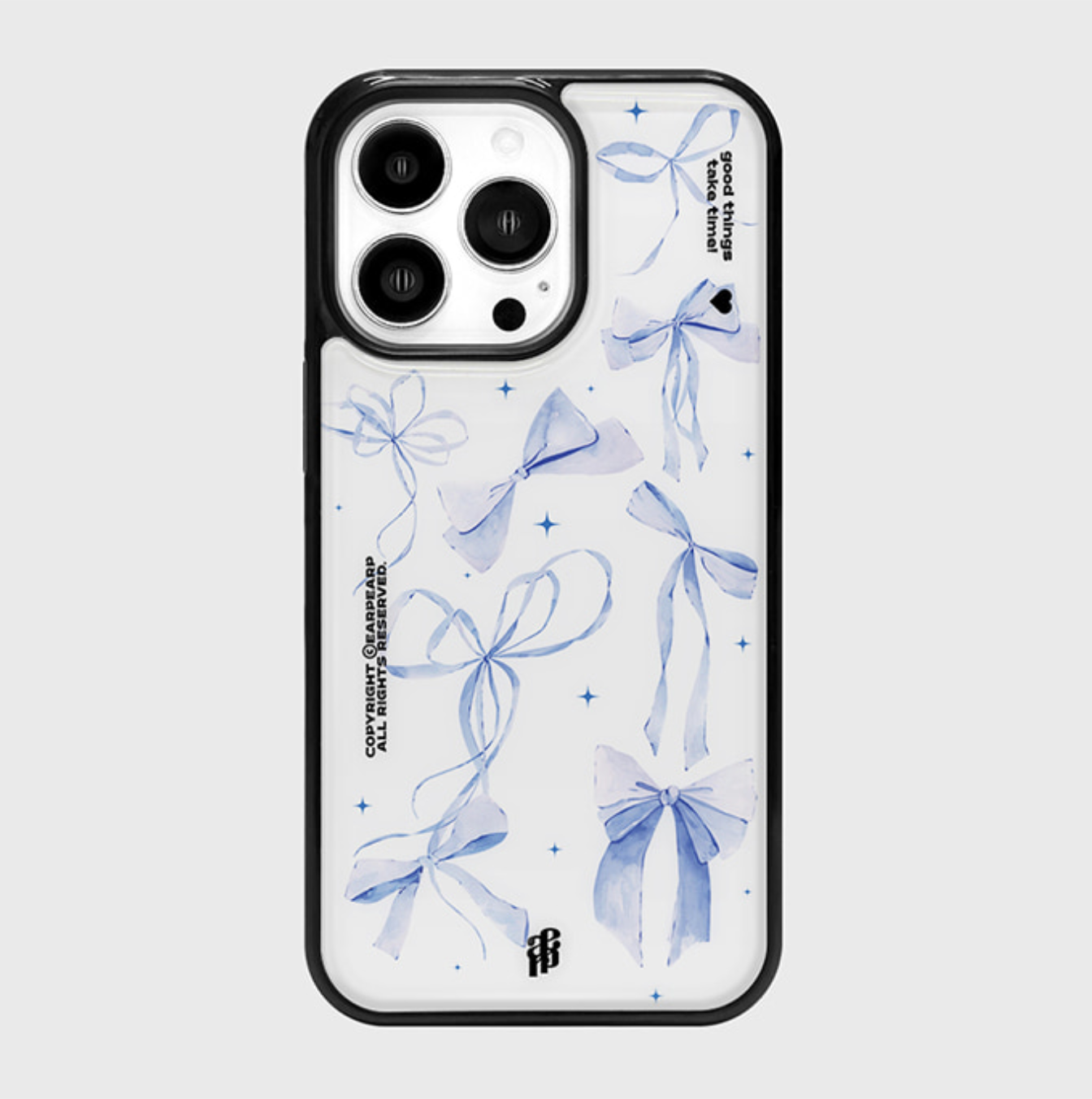 ｜earp earp｜ Blue Ribbon White Epoxy Case