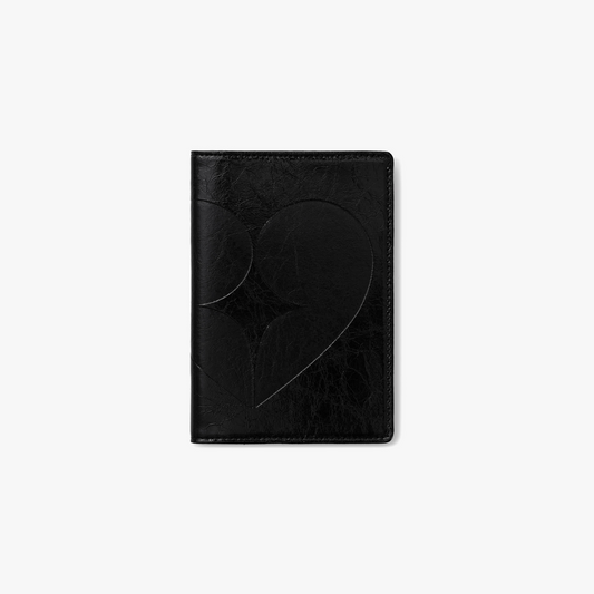 ｜fennec｜ HEARTY PASSPORT CASE - BLACK