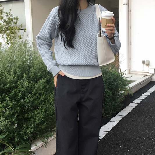 ｜98°C｜ ｜NEAH｜ Cotton Cable Knit