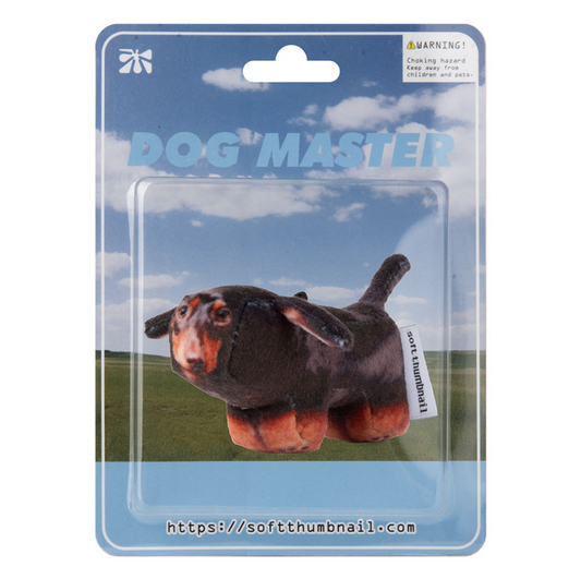 ｜SOFT THUMBNAIL｜ Duke, Dachshund Keyring